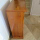 Solid wood bookshelf