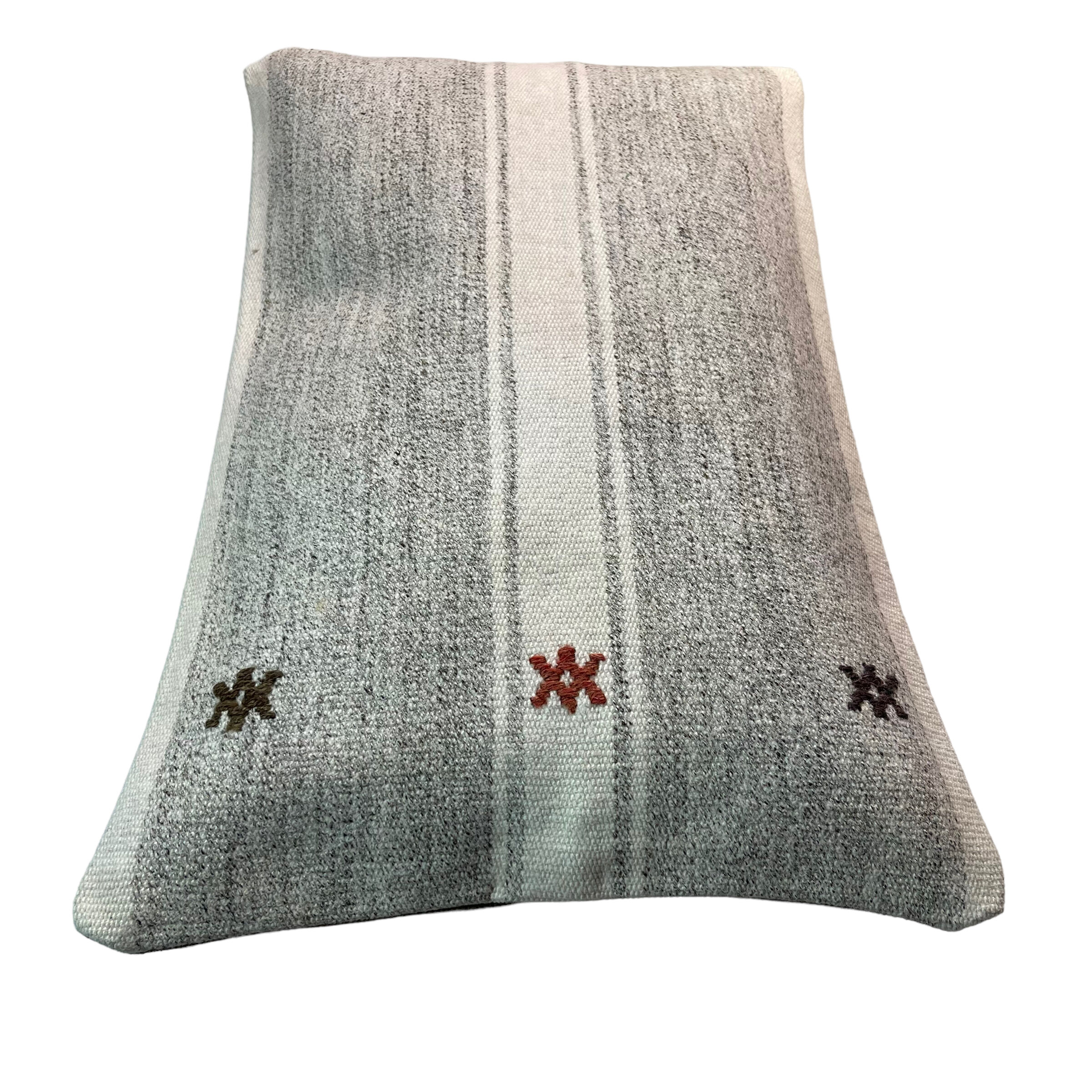 Vintage turkish handmade kilim cushion cover , 30 x 50 cm