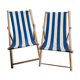 Pair of sunbeds
