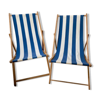 Pair of sunbeds