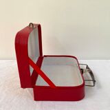 Red suitcase from the 60s