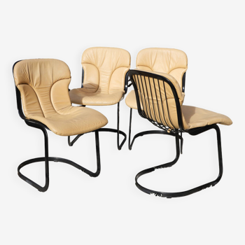 4 chaises Cidue 1970