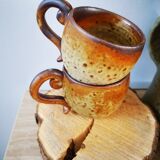Lot de tasses en grès