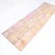 2x9 Turkish Pink & Brown Hallway Vintage Runner Rug, 77x270Cm