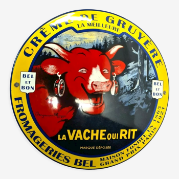 Plaque émaillée La vache qui rit