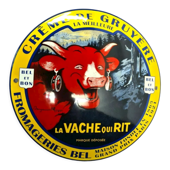 Plaque émaillée La vache qui rit