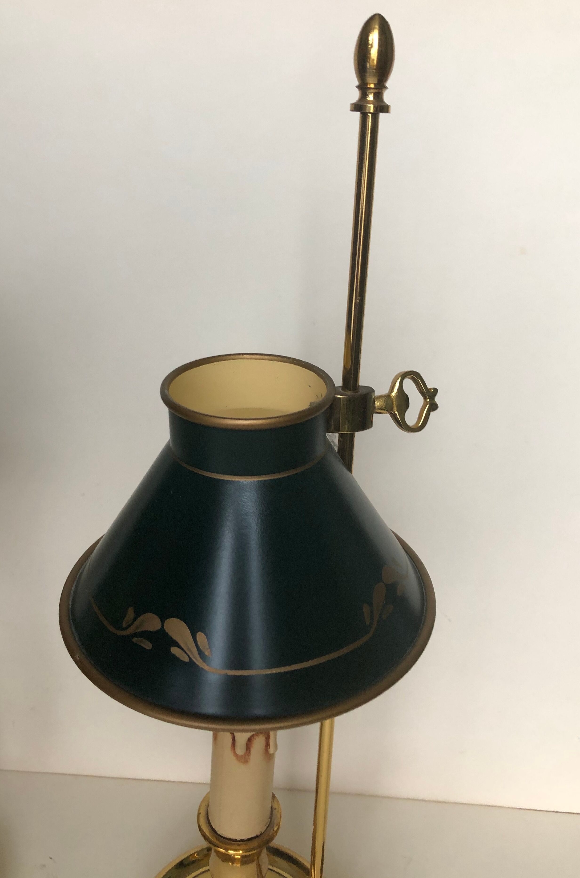 Pair of bedside hot water bottle lamps