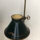 Pair of bedside hot water bottle lamps