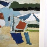 Poster Nicolas de Staël, Le Lavandou, character on the beach, 1991