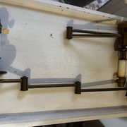 Pair of articulated wall sconces - Georges W Hansen Metalart - 1950 -