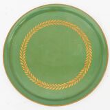 Empire style painted sheet metal serving tray