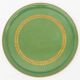 Empire style painted sheet metal serving tray