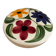 Charming vintage ceramic flower vase with floral decoration from the 1970s.