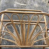 Rattan magazine holders