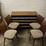 Chaises vintage en bois