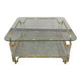 Coffee table Hollywood Regency, Italian of the 70s
