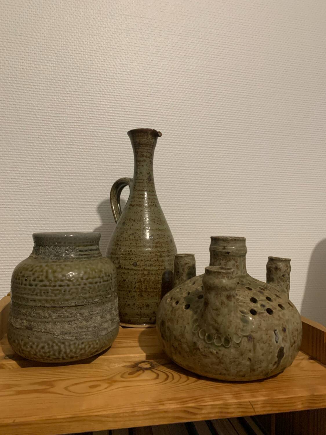 Lot Gres Vintage Ceramic Faience circa 1960