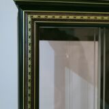 Wooden showcase and gilded motifs 1970