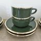 Apilco, set of 2 cups and saucers, Parisian bistros