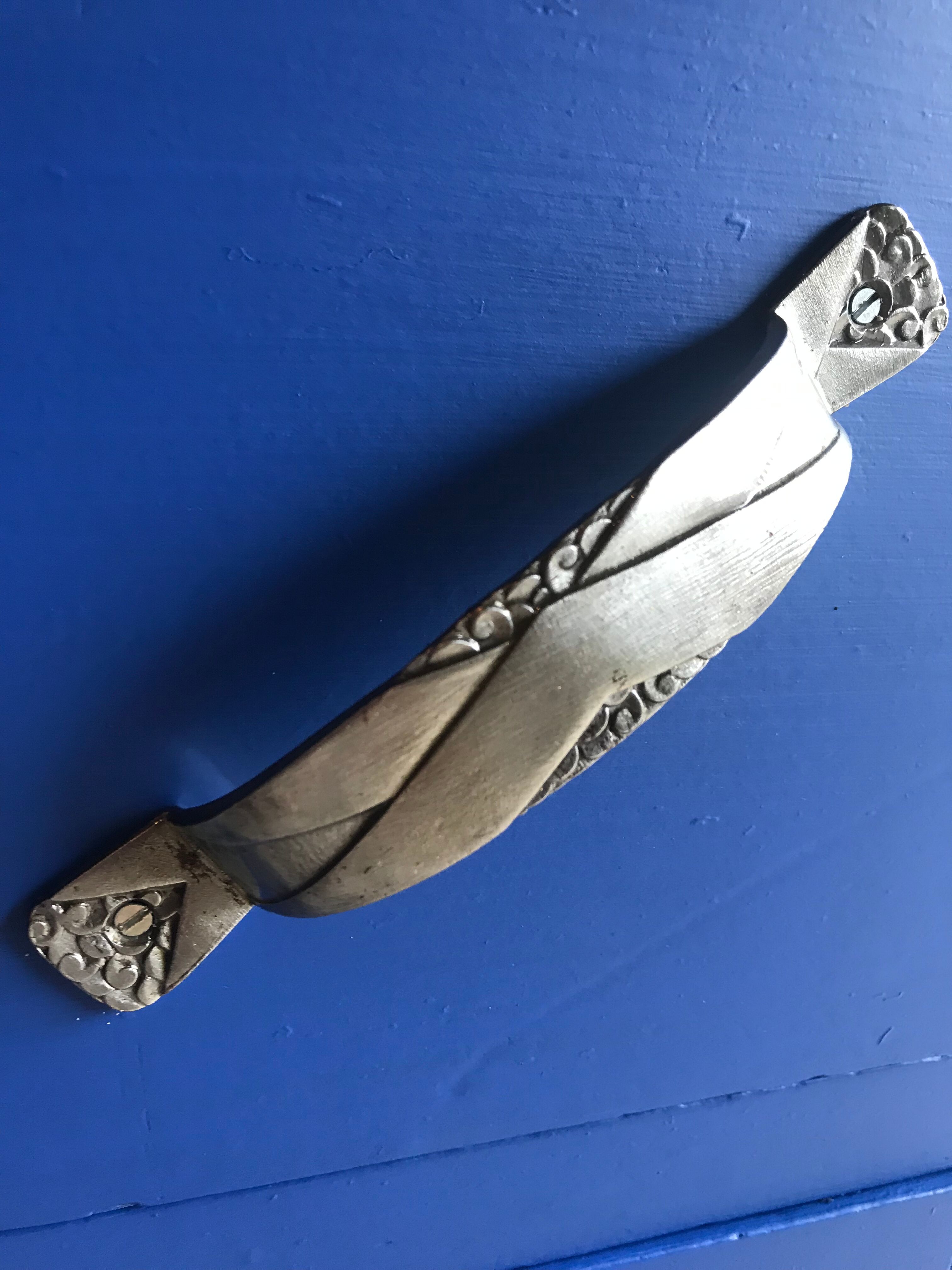 Chest of drawers blue majorelle art deco period