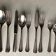 Ménagère Christofle in silver metal model Boréal (132 pieces)