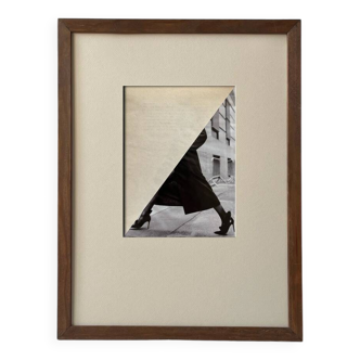 Walk in the street - Collage original