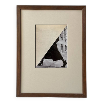 Walk in the street - Collage original