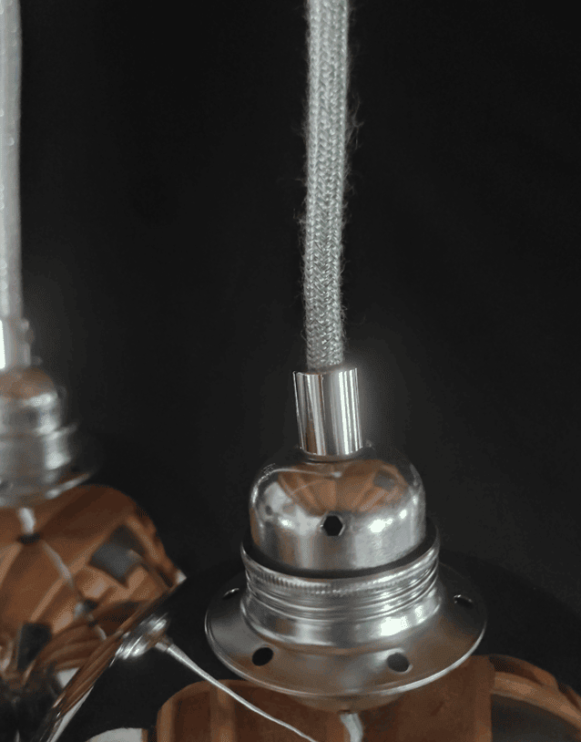 Suspension 3 chrome globes