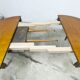Louis XV round table + 3 extensions 115 cm max 2m50