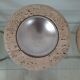 Pair of valet trays - 1980s - travertine