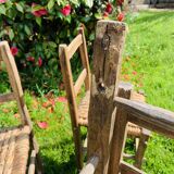 Ensemble de 6 chaises paillées