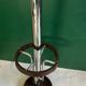 Vintage chrome metal coat rack