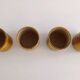 Set of 4 ceramic mugs signed Peyron