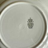 Set of 12 flat ironstone plates from Luneville