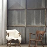 2x swedish cabin lounge armchairs