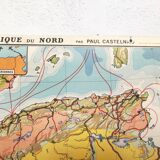 Carte scolaire N°18 J. Brunhes Afrique du Nord