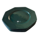 Set of 6 large octagonal plates from Salins, dimensions: diameter - 30 cm -