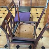 Set of 4 chairs Scandinavian 60s/70s