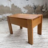 Solid elm bedside table Maison Regain