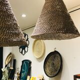 Braided wicker suspension