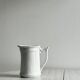 White porcelain milk jug