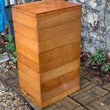 Vintage drawer unit with Bakelite knobs 1950
