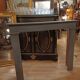 Decor, cheminée factice, console Bois peint époque 19 eme