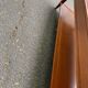 Table basse directoire en merisier massif, années 50