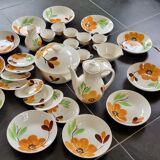 Served in Gien earthenware