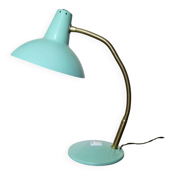 Lampe cocotte couleur vert d'eau années 60