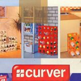 Bottle rack Curver space age 70s