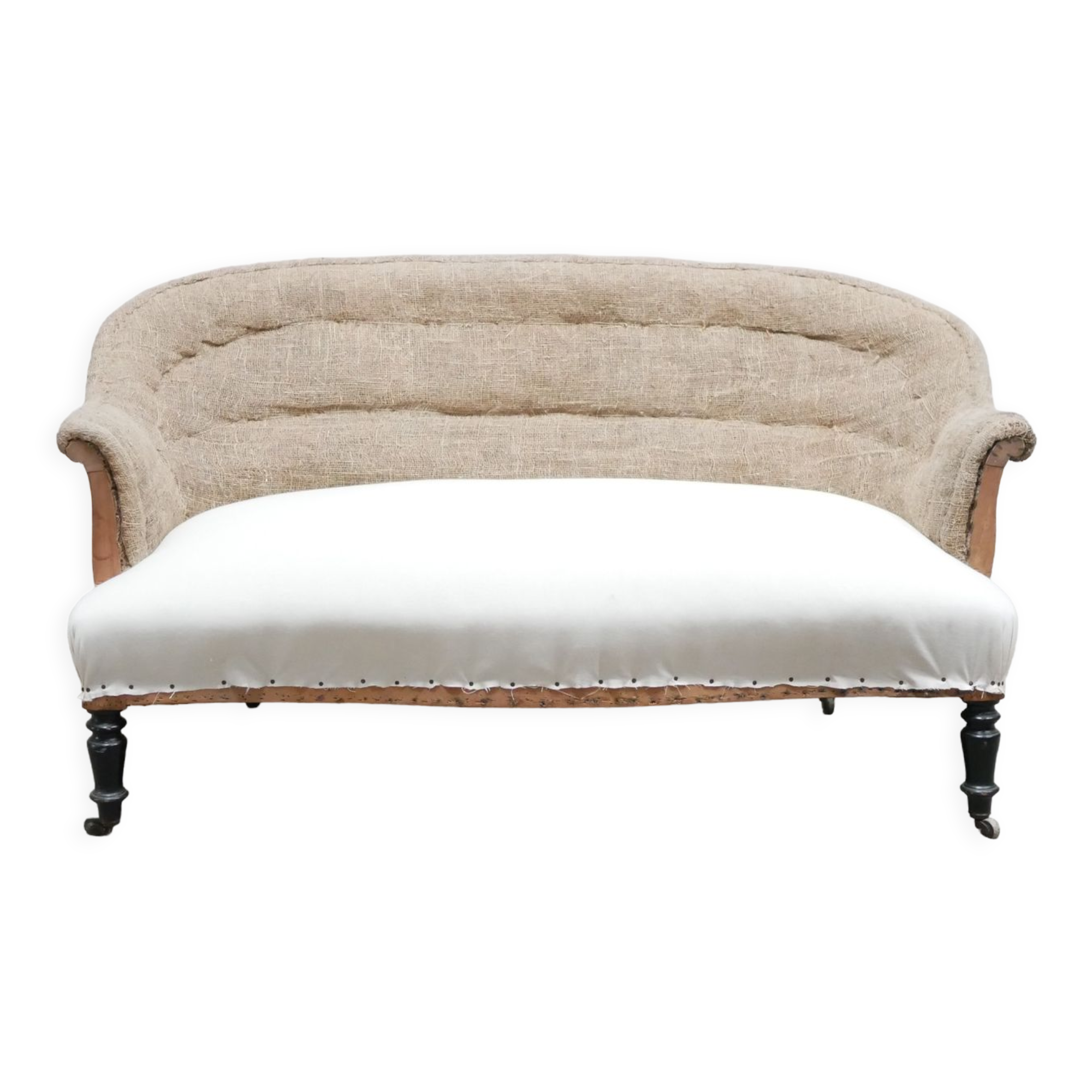 Vintage toad bench Napoleon III