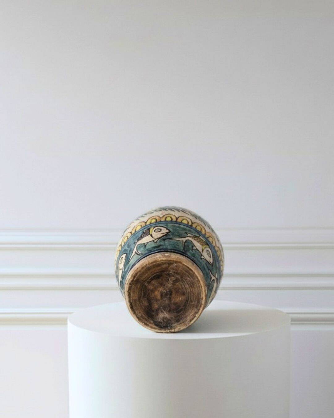 Glazed ceramic vase, Persian origin, 1960s