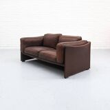 Cassina 405 Duc Two-seater Sofa by Mario Bellini 1970s